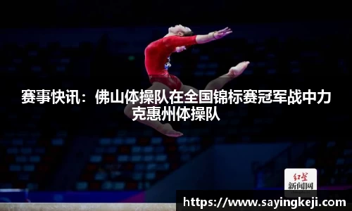 赛事快讯：佛山体操队在全国锦标赛冠军战中力克惠州体操队